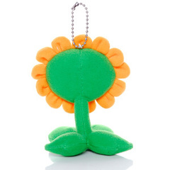 Плюшевый"Брелок Подсолнух"10 см.