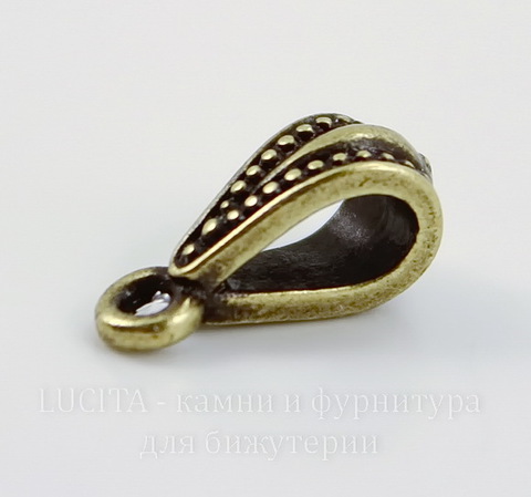 Бейл TierraCast "Королевский" 13х5 мм (цвет-античная латунь)