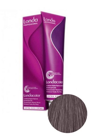 Стойкая крем-краска для волос LondaColor 7/16 Пудровый фиолетовый, Londa Professional, 60 мл