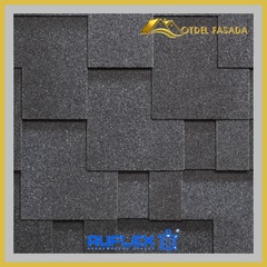 Гибкая черепица Ruflex Runa R-R-8 Темная ночь, 3 м2/упак.