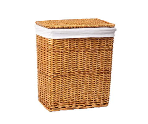 WasserKRAFT Ammer WB-370-L Плетеная корзина для белья с крышкой