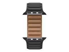 Ремешок Apple 44mm Black Leather Link -  Large