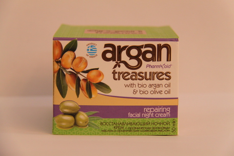 Ночной крем для лица Восстанавливающий ARGAN TREASURES от Pharmaid