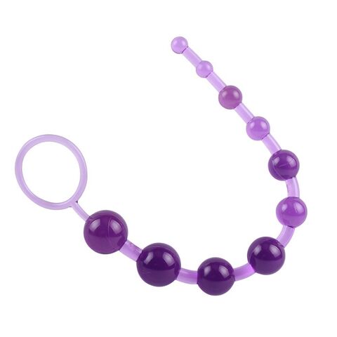 Фиолетовая анальная цепочка Sassy Anal Beads - 26,7 см. - Chisa Hi-Basic CN-331223171