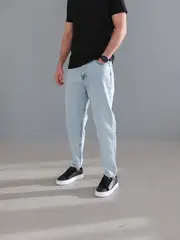 Джинсы-бананки BGLS #90-10 (голуб.)