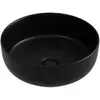 Ceramica Nova CN12003MB CN12003MB  Раковина накладная круглая CERAMICANOVA TAYCAN 375*375*135, цвет матовый черный