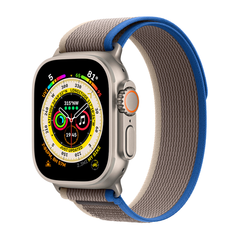 Умные часы Apple Watch Ultra GPS + Cellular, 49mm, Trail Loop M/L, Blue/Gray (Синий / Серый)