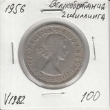 V1982 1956 Великобритания 2 шиллинга