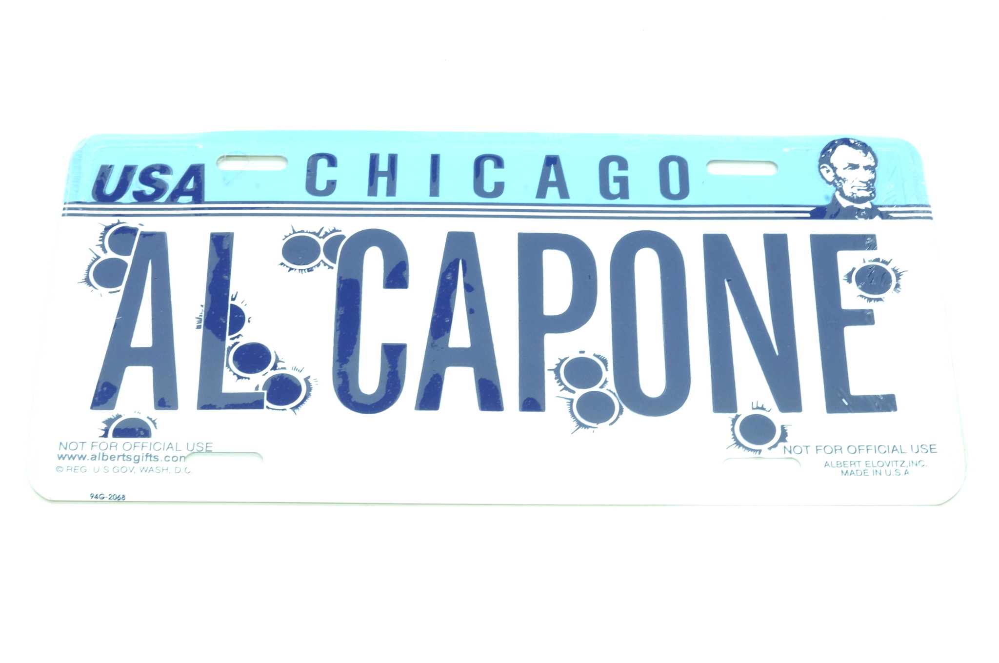 Табличка номерного знака ( авто номер ) CHICAGO AL CAPONE