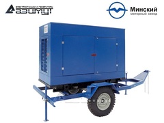 Дизельный генератор Азимут ЭД-30-Т400-2РПМ1 ММЗ на шасси в капоте с автозапуском