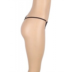 G-стринги со стразами черные (XL-2XL)