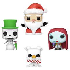 Набор подарочный Funko Pocket! The Nightmare Before Christma Happy Holidays (4 Pack)