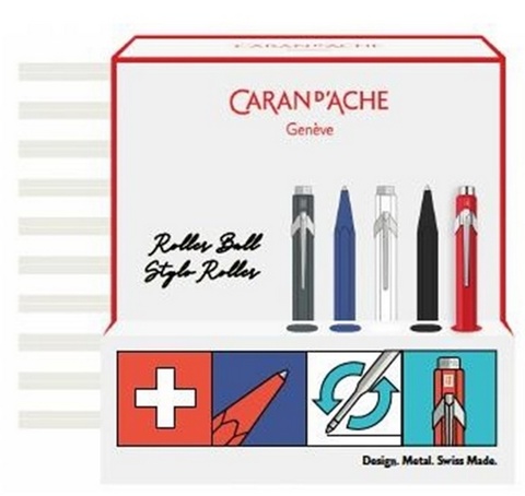 Стержень Caran d'Ache для ручки-роллер 849, Medium, Blue (8462.000)