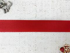 Лента ременная гладкая (стропа), ш. 2,5 см, красный