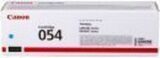 Картридж Canon 054 C голубой для Canon LBP621Cw, LBP623Cdw, MF641Cw, MF643Cdw, MF455Cx. Ресурс 1.2K