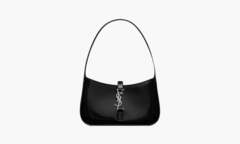 Сумка Saint Laurent Le 5 À 7 Mini Brushed Leather Shoulder Bag "Black"