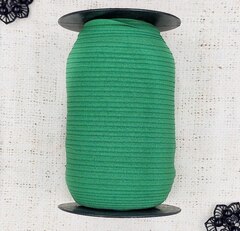 Резинка бельевая (окантовочная) матовая, ш. 2,5 см, зелёный