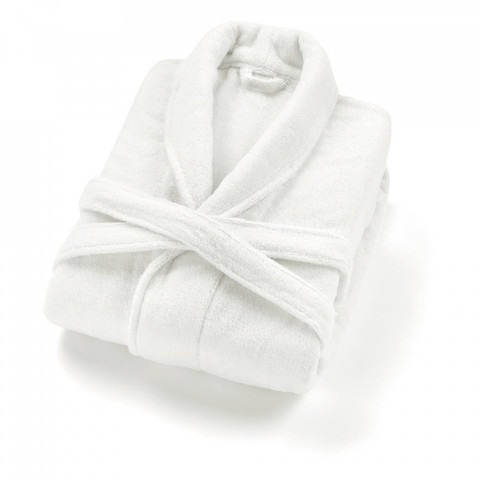 Халат махровый L'appartement Valencia white белый