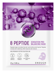 Тканевая маска с 8 пептидами ENOUGH 8 Peptide Sensation Pro Balancing Mask