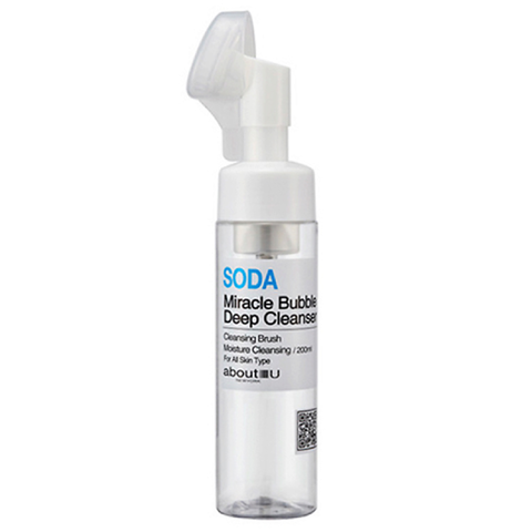 Пенка для умывания лица с щеточкой Privia SODA Miracle Bubble Deep Cleanser, 200 мл
