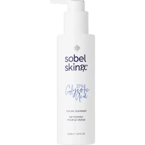 SOBEL Skin Rx Очищающий гель для лица с 27% гликолевой кислотой, 150 мл | 27% Glycolic Acid Facial Cleanser