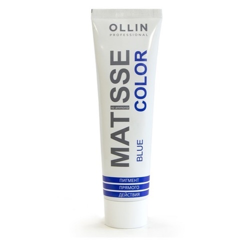 OLLIN matisse color blue/синий 100мл пигмент прямого действия