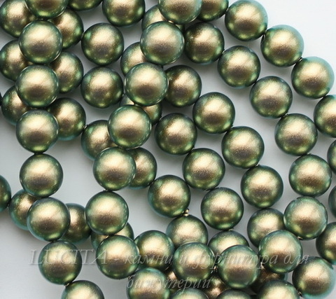 5810 Хрустальный жемчуг Сваровски Crystal Iridescent Green круглый 8 мм , 5 шт