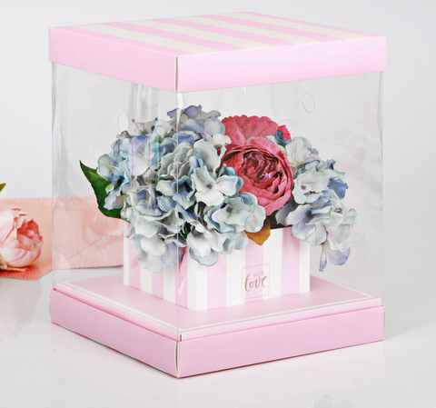 Коробка аквариум With Love, складная, 23 × 30 × 23 см