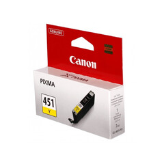 Картридж струйный Canon CLI-451Y (6526B001) жел. для MG5440/6340 iP7240