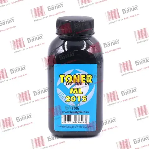 Тонер БУЛАТ ML-2015 для Samsung ML-2015, ML-2510 (Чёрный, банка 100 г)