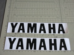Наклейки Yamaha набор чёрные