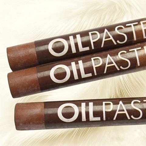 Пастель художественная масляная MUNGYO Oil Pastels Коричневый темный №530 (3шт)