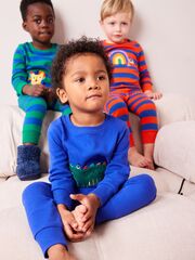 Пижама для мальчика Next 439-326, 3 шт., Синий, Красный, Зеленый