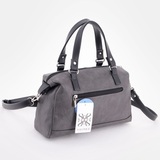 Сумка Саломея 130 македония серый + черный