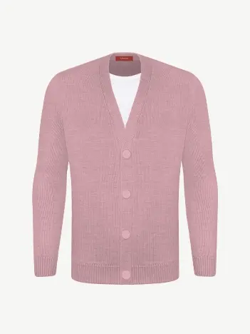Кардиган с пуговицами из мягкой шерсти
