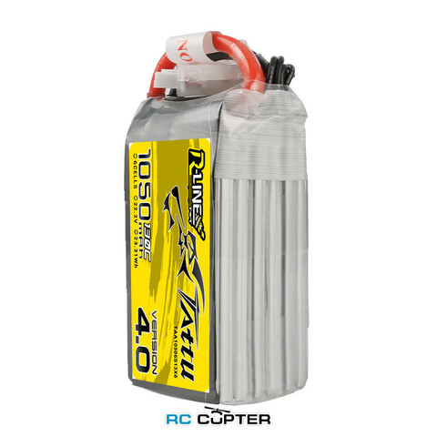 АКБ Gens Ace Tattu R-Line 1050mAh 22.2V 130C 6S Version 4.0 Lipo Battery Pack with XT60 Plug