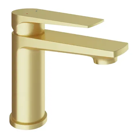 Aqueduto LIN0250 AQD LINHA Смеситель для раковины M, шлифованное золото