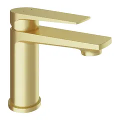 Aqueduto LIN0250 AQD LINHA Смеситель для раковины M, шлифованное золото фото