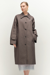 Тренч прямого кроя