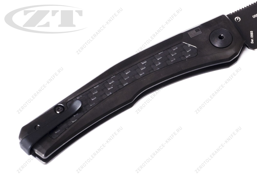 Нож Zero Tolerance 0556BLK automatic - фотография 