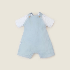 Комплект футболка+полукомбинезон Муслин