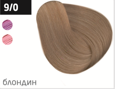 OLLIN color 9/0 блондин 100мл перманентная крем-краска для волос