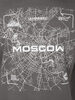 Футболка IAMREBEL Москва темно-серый