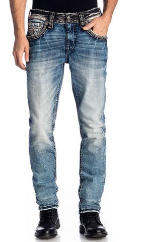 Rock Revival | Джинсы мужские WELTON TAPER A203 TJ3517TA203 перед