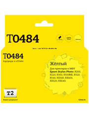 IC-ET0484 Картридж T2 для Epson Stylus Photo R200/R300/RX500/RX600, желтый, с чипом