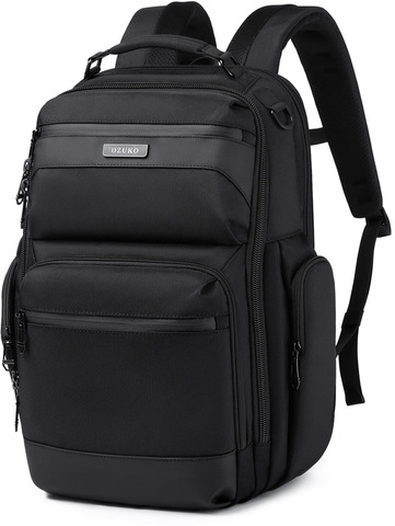 Картинка рюкзак городской Ozuko 9770S Black - 19