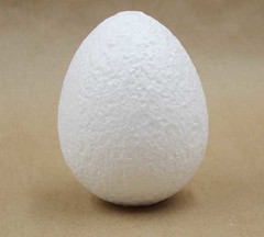 Яйцо из пенопласта, 1 шт.