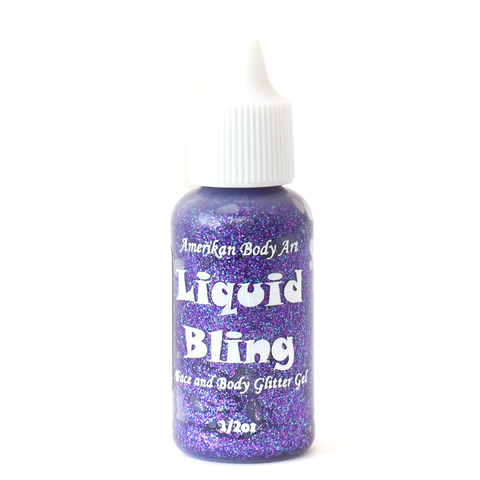 Гель-блестки-линер Liquid bling лиловые Fiesta Purple 15 ml