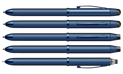 Ручка многофункциональная Cross Tech3 Plus, Dark Blue PVD (AT0090-25)