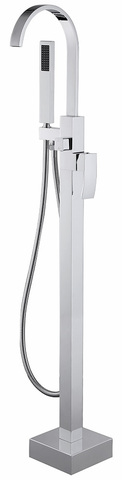 Abber Wasserfall AF8615 Смеситель напольный, цвет: хром